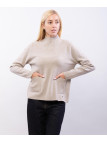 maglia con mezzo collo e tasche