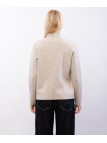 maglia con mezzo collo e tasche