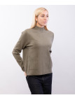 maglia con mezzo collo e tasche