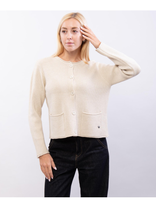 coprispalle in maglia con tasche