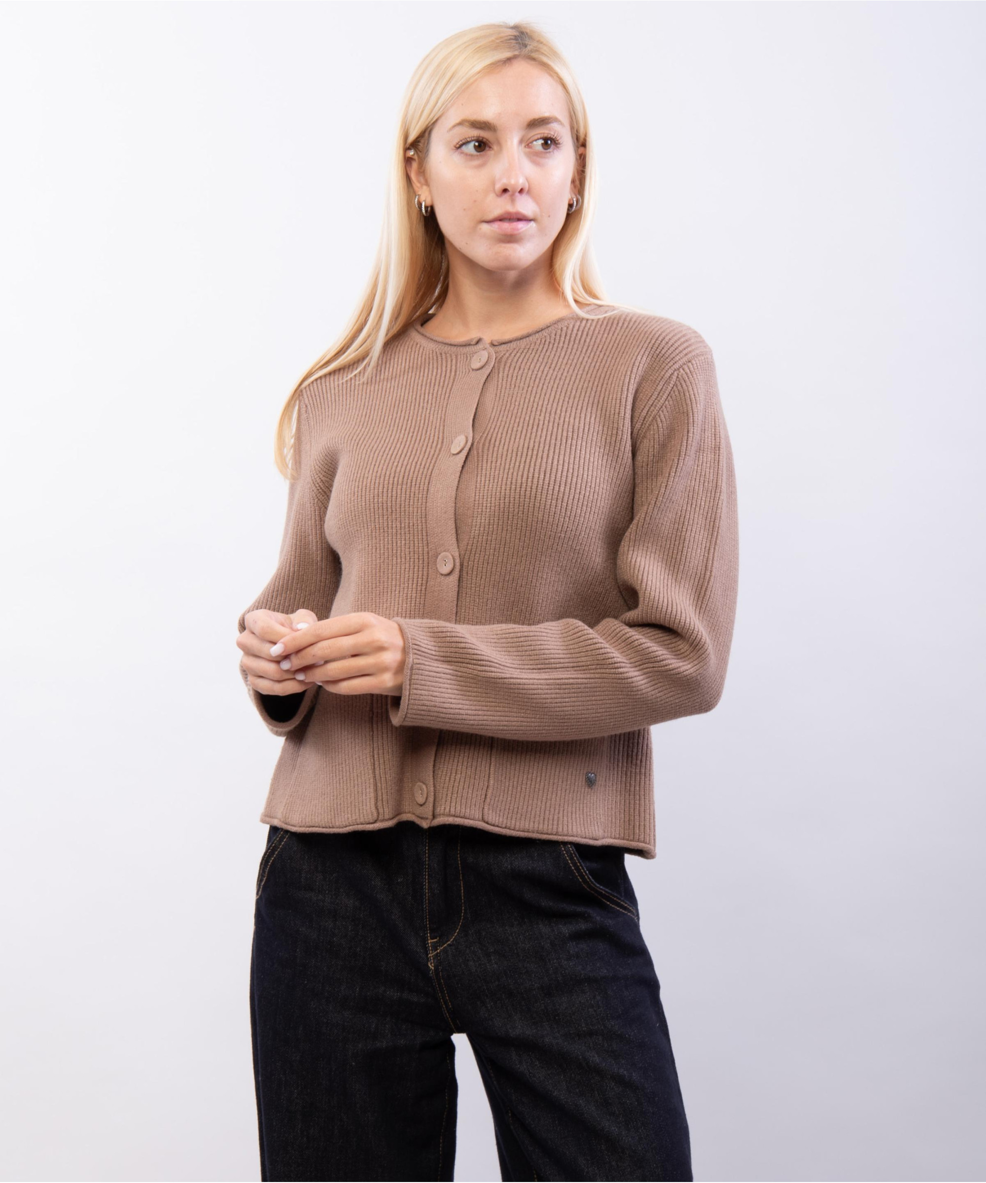 coprispalle in maglia con tasche