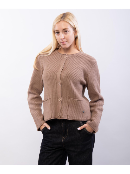 coprispalle in maglia con tasche