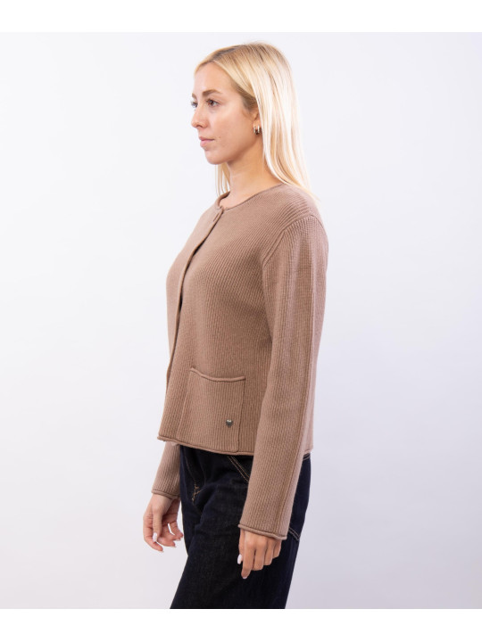 coprispalle in maglia con tasche
