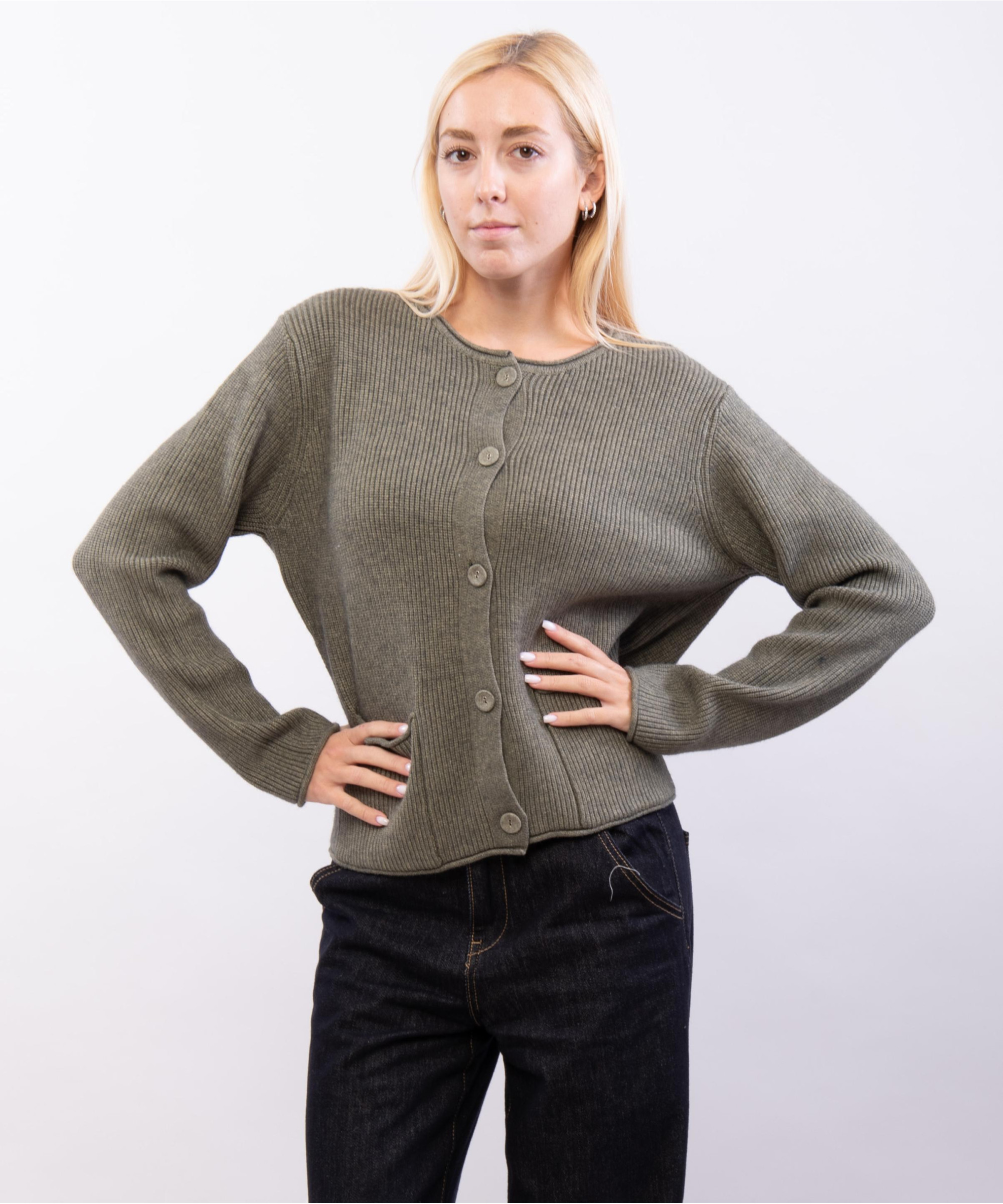 coprispalle in maglia con tasche