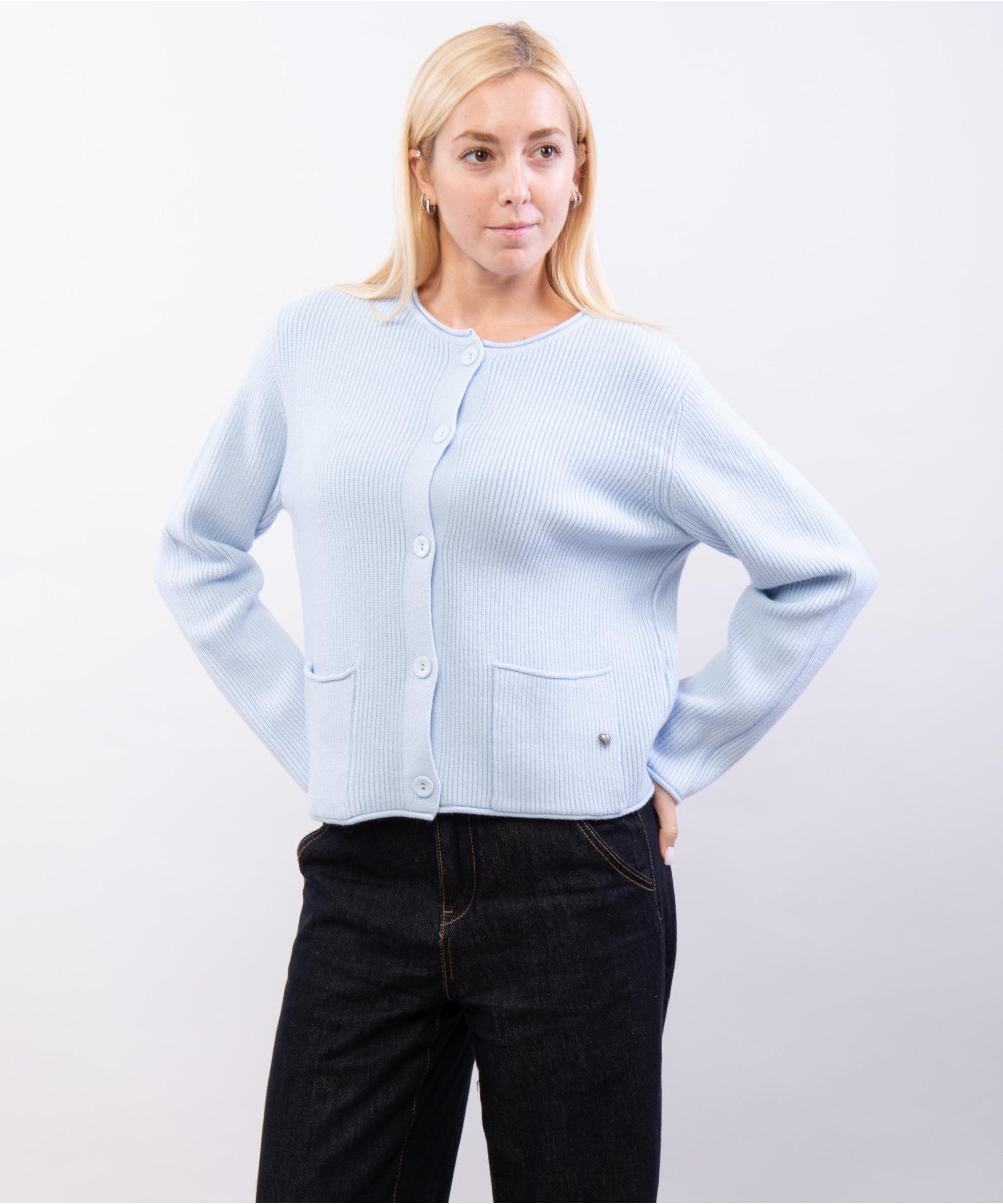 coprispalle in maglia con tasche