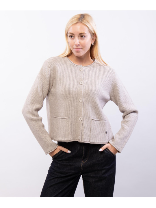 coprispalle in maglia con tasche