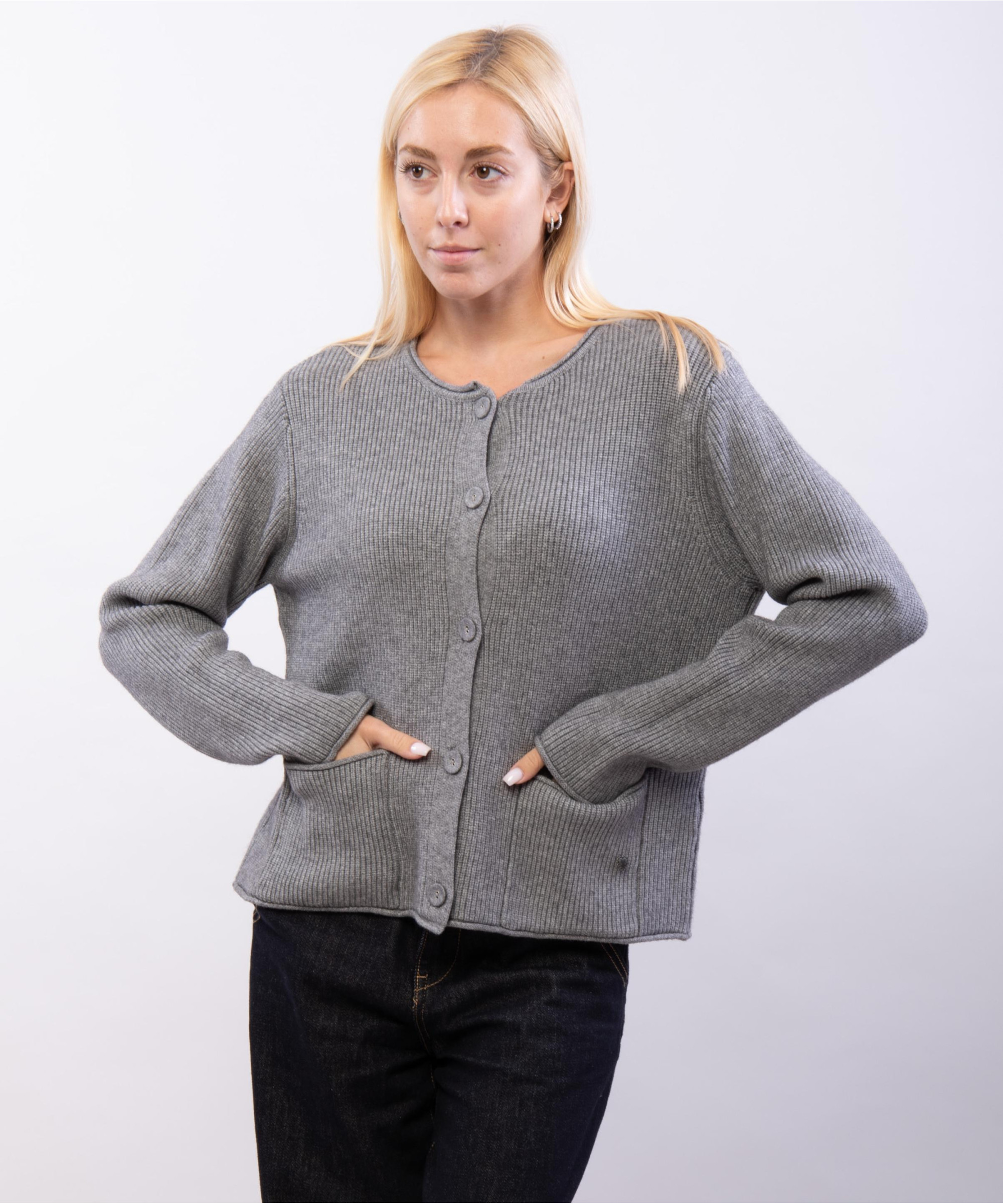 coprispalle in maglia con tasche
