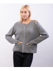 coprispalle in maglia con tasche