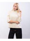 maglia con colletto e manica 3/4