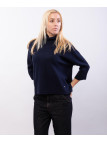 maglia con colletto e manica 3/4