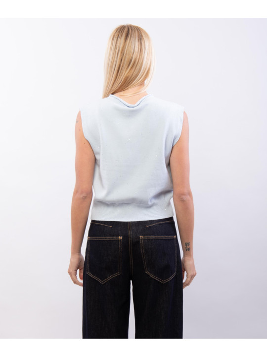gilet con pailettes