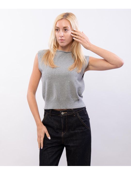 gilet con pailettes