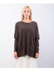maglione basic con tasche