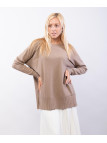 maglione basic con tasche
