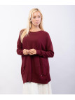 maglione basic con tasche