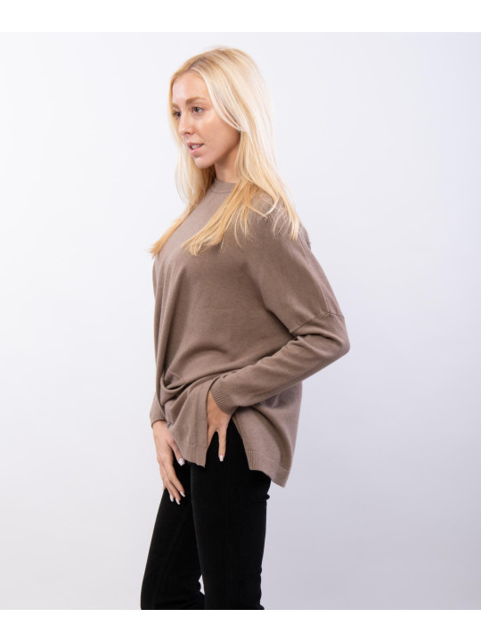 Maglia con tasche davanti e bottoni ai lati