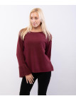 maglione con manica a pelo