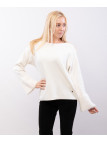 maglione con manica a pelo