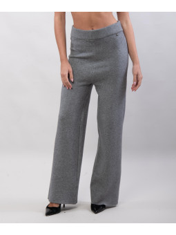 Pantaloni a palazzo in maglia