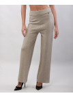 Pantaloni a palazzo in maglia