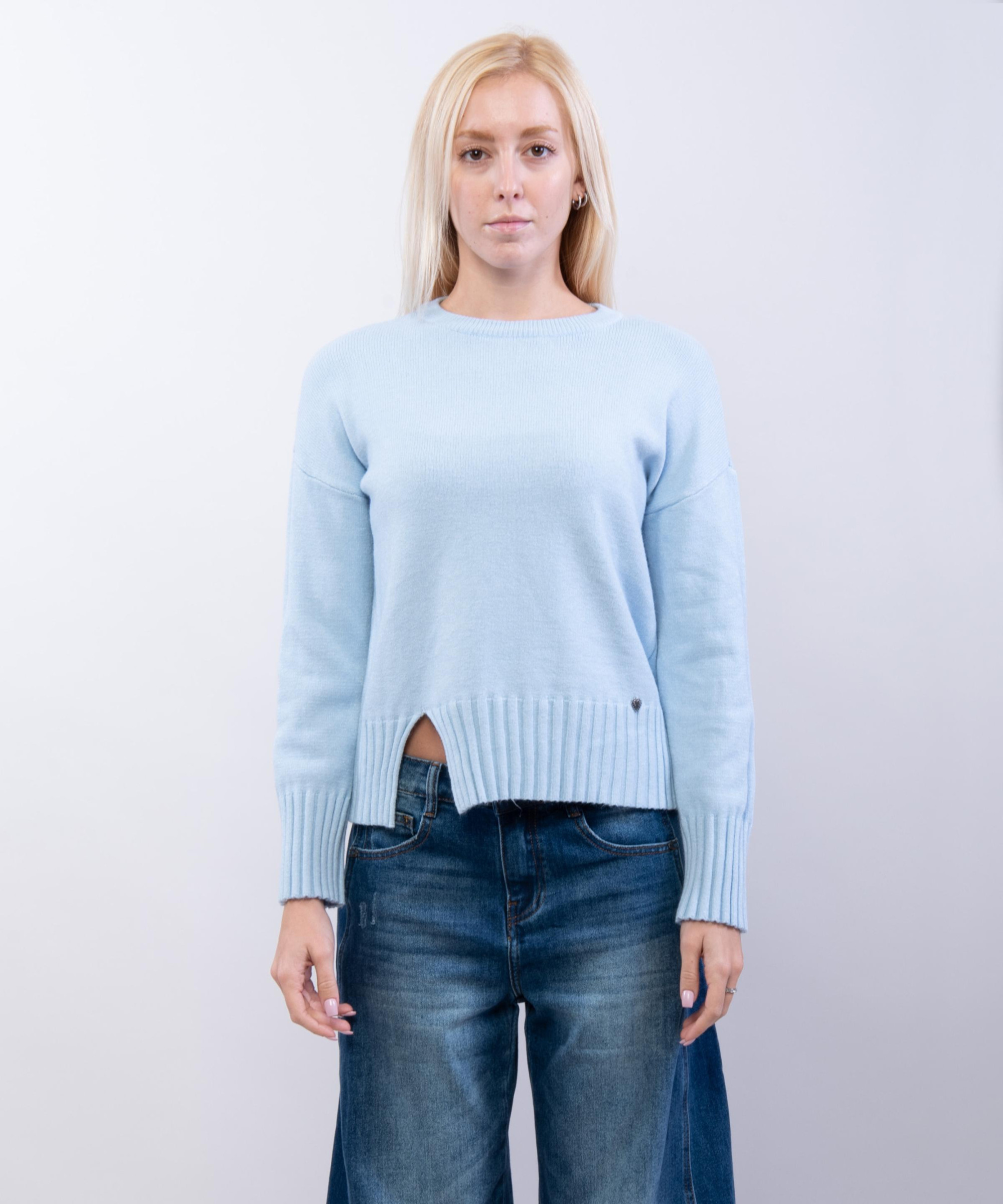 maglia con bordo a coste