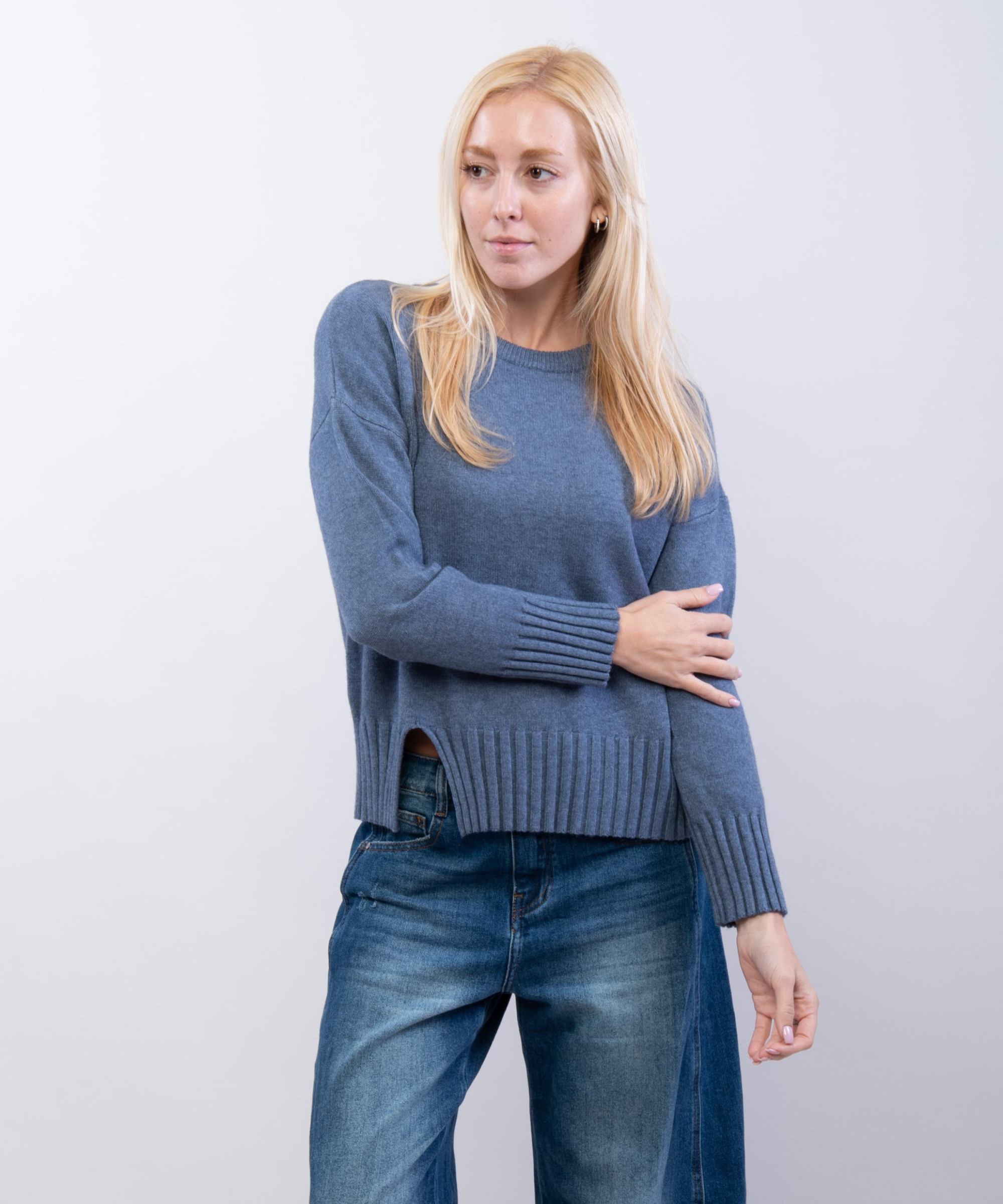 maglia con bordo a coste