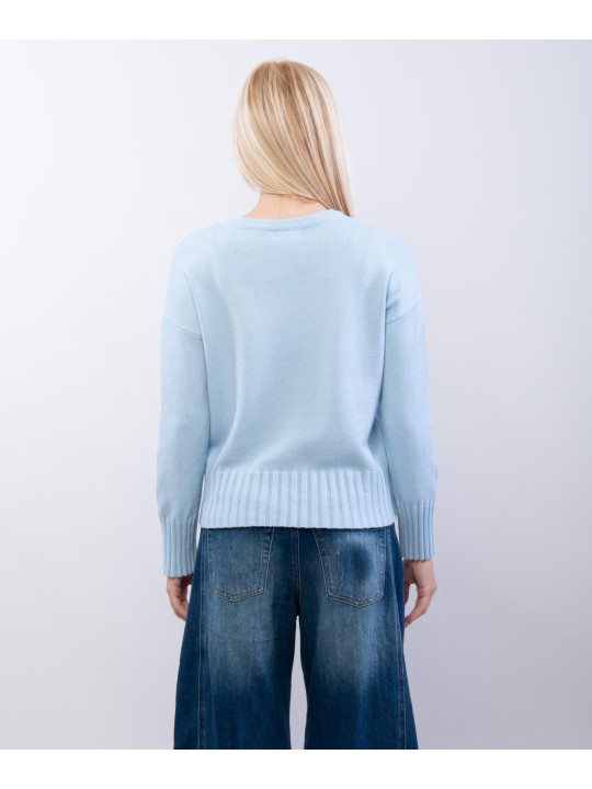 maglia con bordo a coste