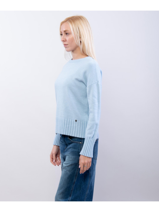 maglia con bordo a coste