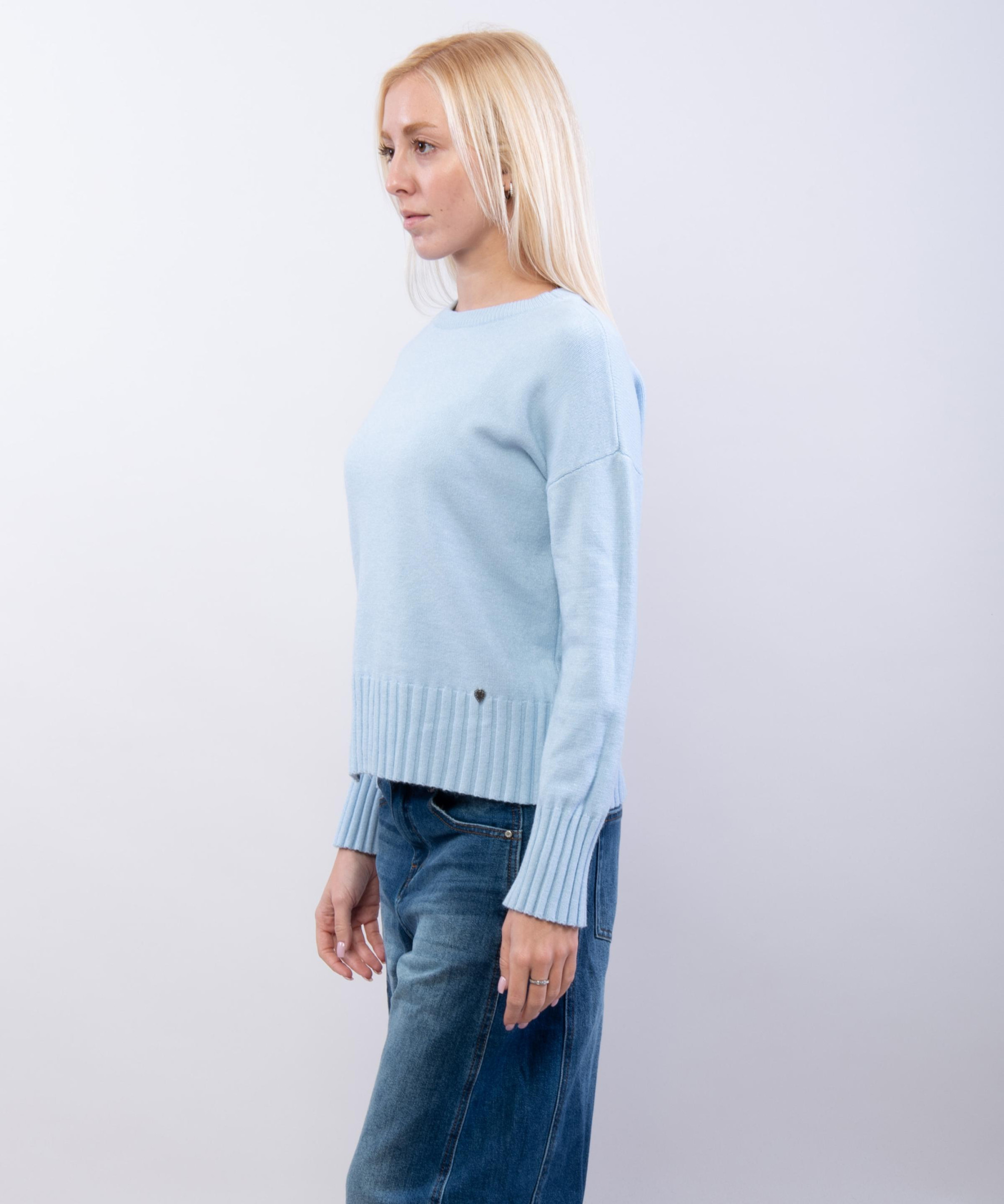 maglia con bordo a coste