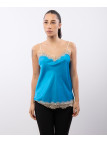 Top Scollo V Pizzo 95% poliestere 5%elastico