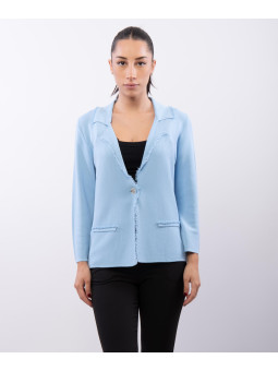 maglieria giacca 75%viscosa 25%poliammide