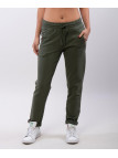 Jogger con elastico e tasche zip laterali 95% cotone 5% elastico