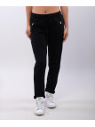 Jogger con elastico e tasche zip laterali 95% cotone 5% elastico