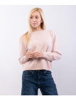 maglia semplice con pallini ricamo