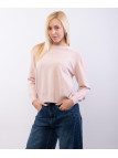 maglia semplice con pallini ricamo