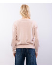 maglia semplice con pallini ricamo
