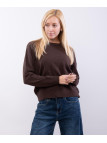 maglia semplice con pallini ricamo
