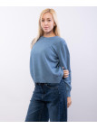 maglia semplice con pallini ricamo