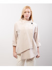 Trench in Maglia Asimmetrica 66% cotone 28%poliammide 6% elastan
