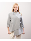 Trench in Maglia Asimmetrica 66% cotone 28%poliammide 6% elastan