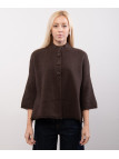 coprispalle in maglia e frange