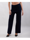 Pantaloni a palazzo in maglia