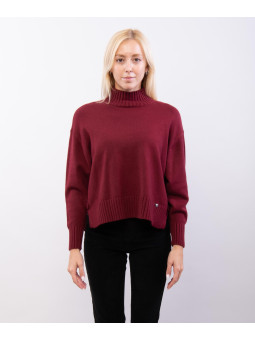 maglia con mezzo collo