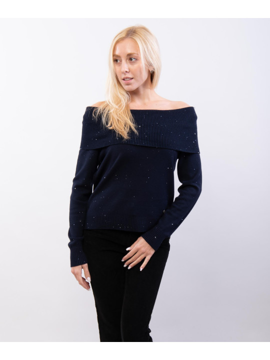 maglia con collo e palettes