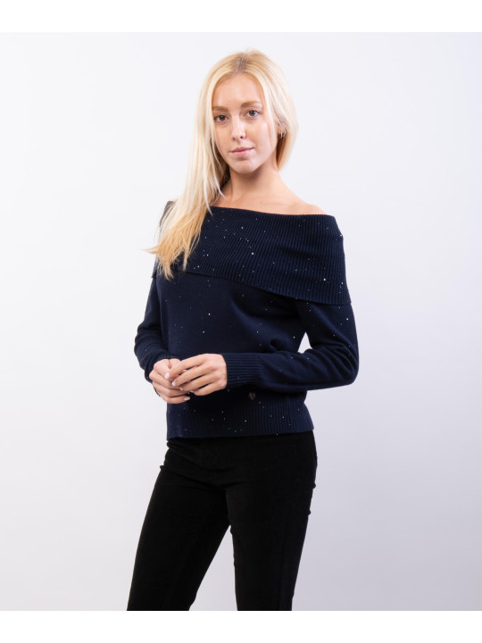 maglia con collo e palettes
