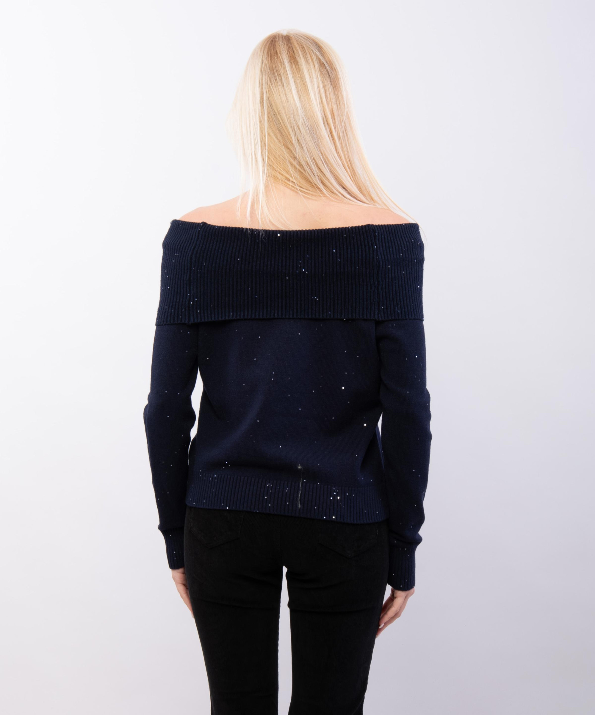 maglia con collo e palettes