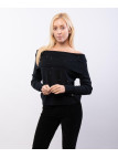 maglia con collo e palettes