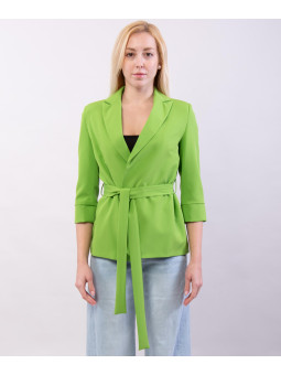 Giacca con cintura a fascia