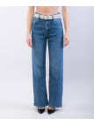 Jeans a Palazzo con cintura