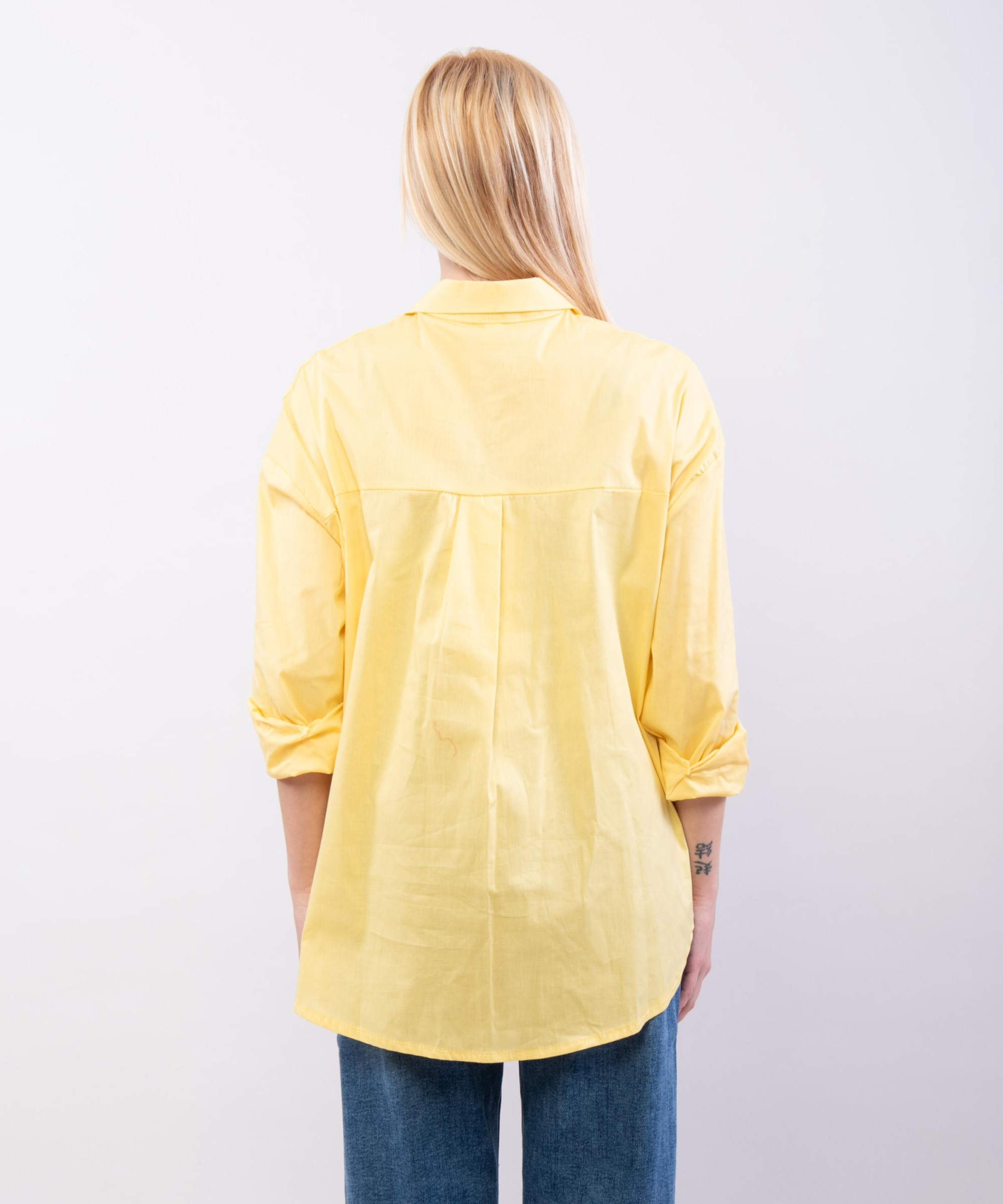 camicia classica oversized